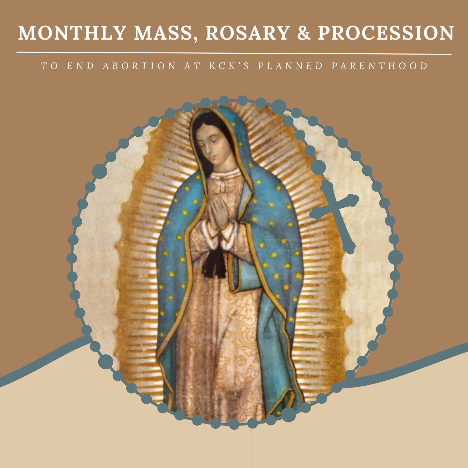 Monthly KCK PP Prayer Vigil square image (5 x 5 in)