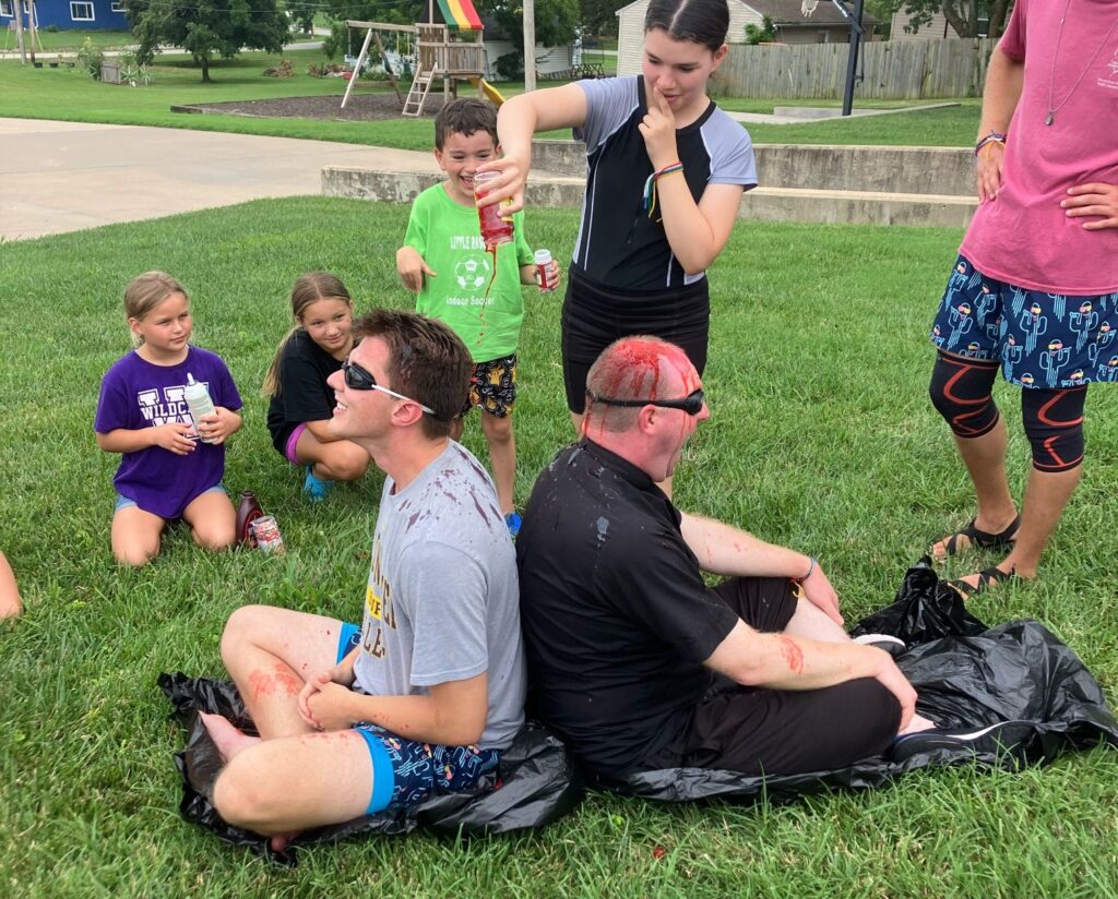 Troy & Fr. Clayton sundae